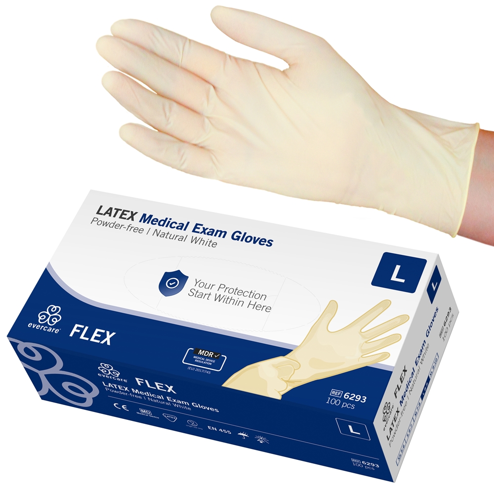 LATEX EXAMINATION GLOVES